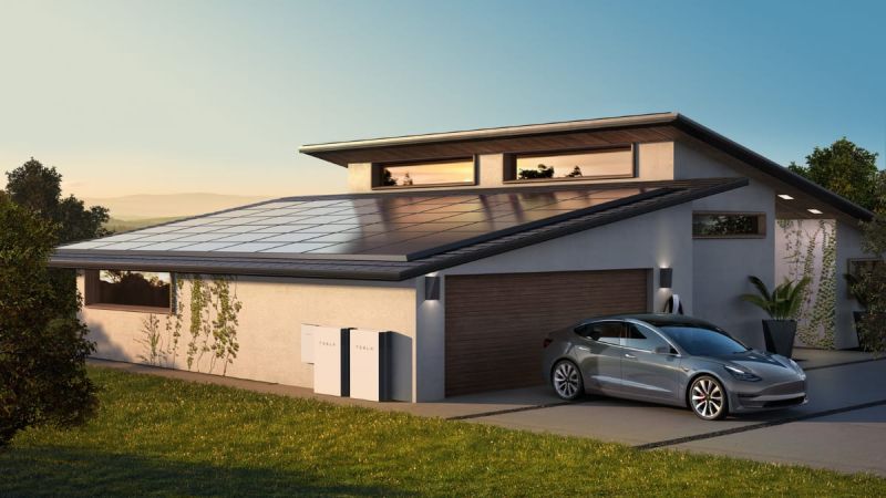 Tesla Solar Panels, courtesy of Tesla Inc.
