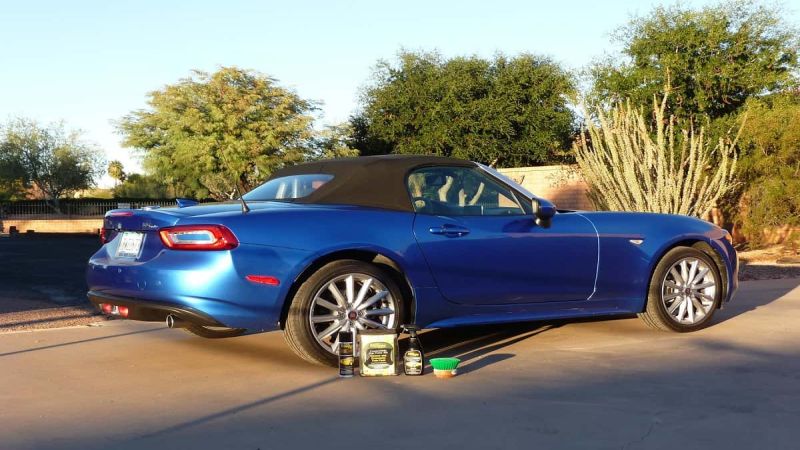 How to care for a convertible top like Mazda Miata