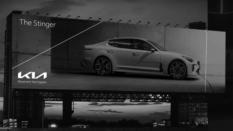 Kia Stinger billboard