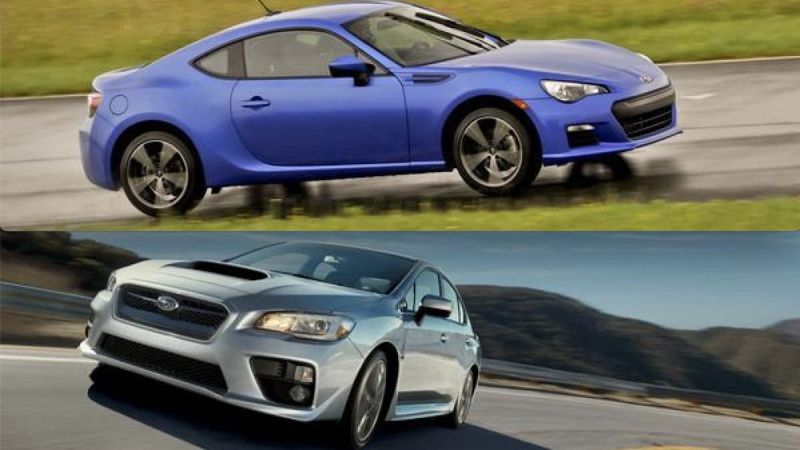 2013 Subaru BRZ, 2015 Subaru WRX