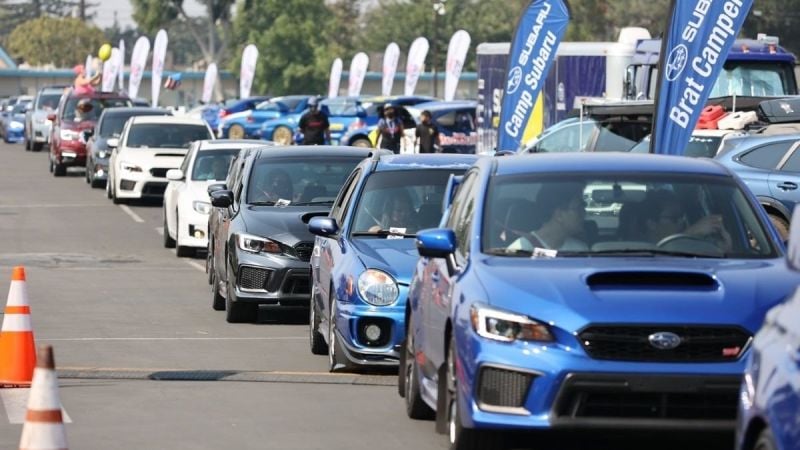 Subaru broke a Guinness world record for largest parade of cars