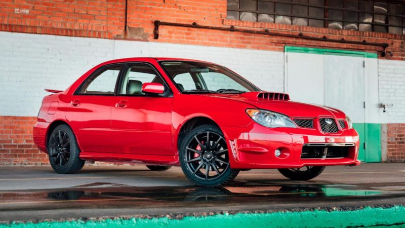 2006 Subaru WRX, Baby Driver movie stunt car