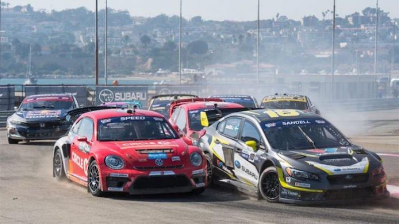 2018 Subaru WRX STI, GRC, Volkswagen Beetle, Red Bull Global Rallycross