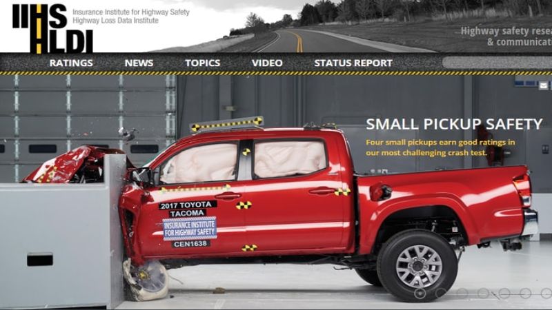 2017 Toyota Tacoma Crash Test Results.