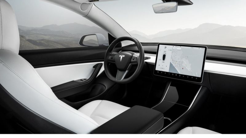 tesla model 3 premium interior