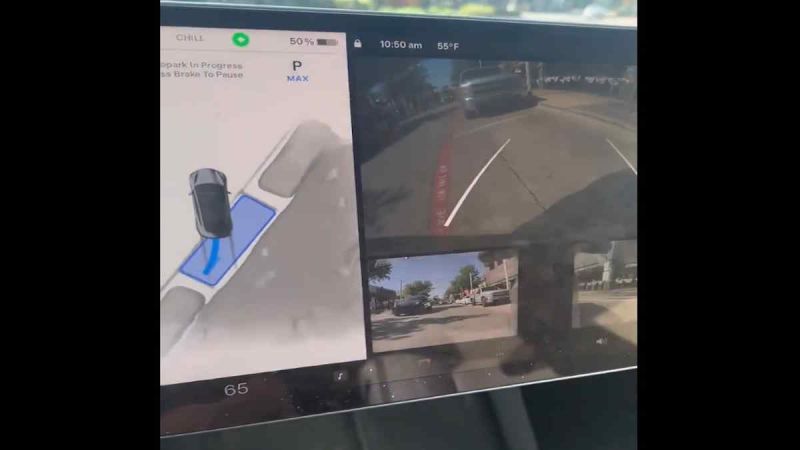 This Tesla Vehicle Parallel Parks Itself In Scintillating Display Of Parking Prowess: The Days Of Frustrating Parking Are Over