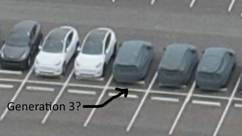 Tesla Covers Vehicles at Giga Texas - Are These Tesla's Generation 3 Vehicles?