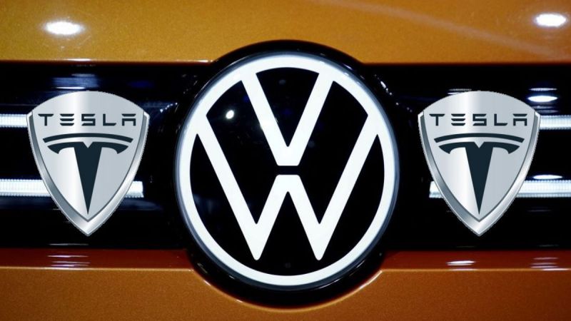 Tesla Efficiency Compared to VW