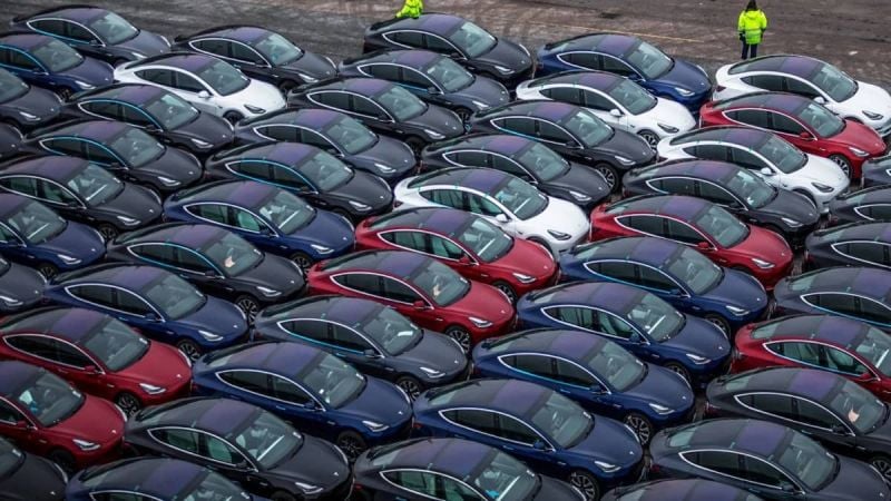 Tesla Giga Shanghai Cars