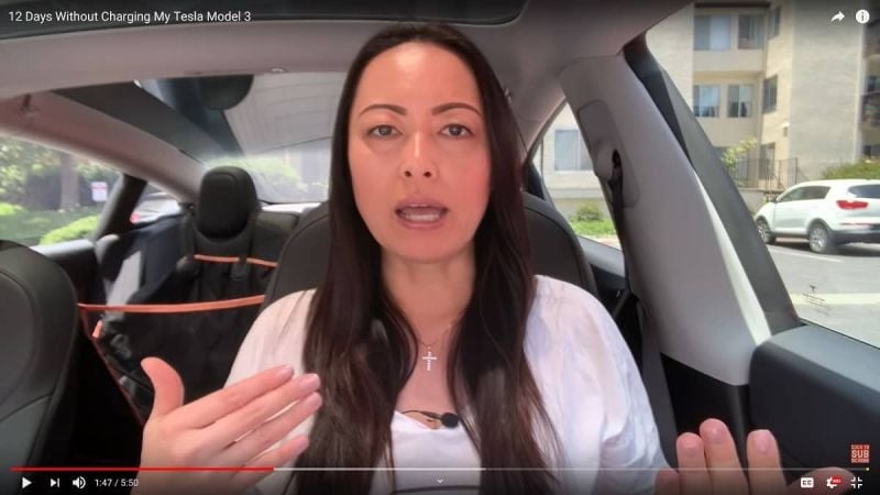 Tesla Joy explains Model 3 battery drain when left 12 days unplugged