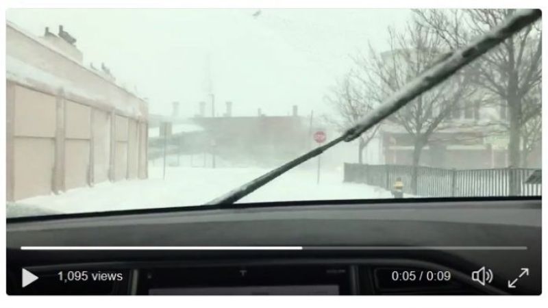Tesla Model X Auto Wipers in The Snow