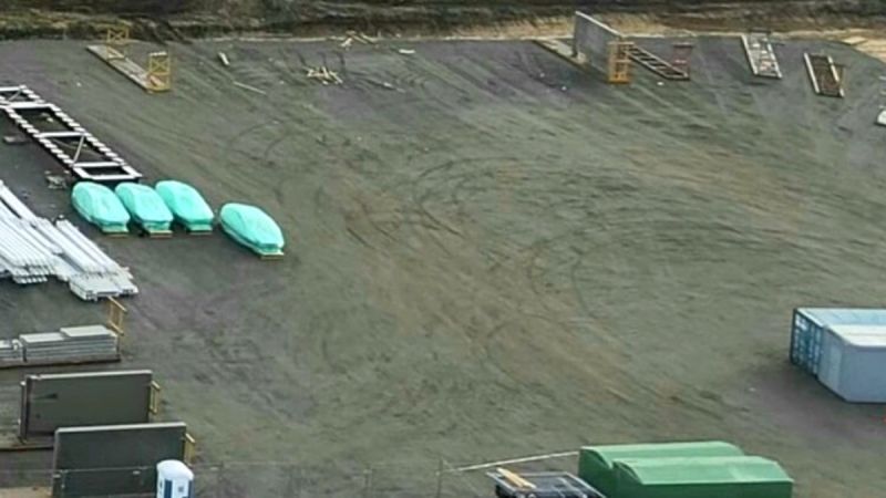 Tesla Model Y samples at Giga Berlin with 4680 Battery Cells