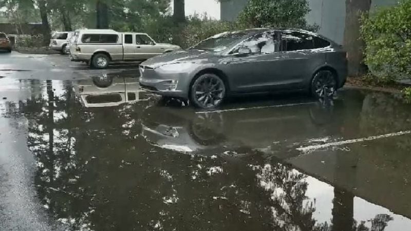 Tesla Summon Feature on Model X Video