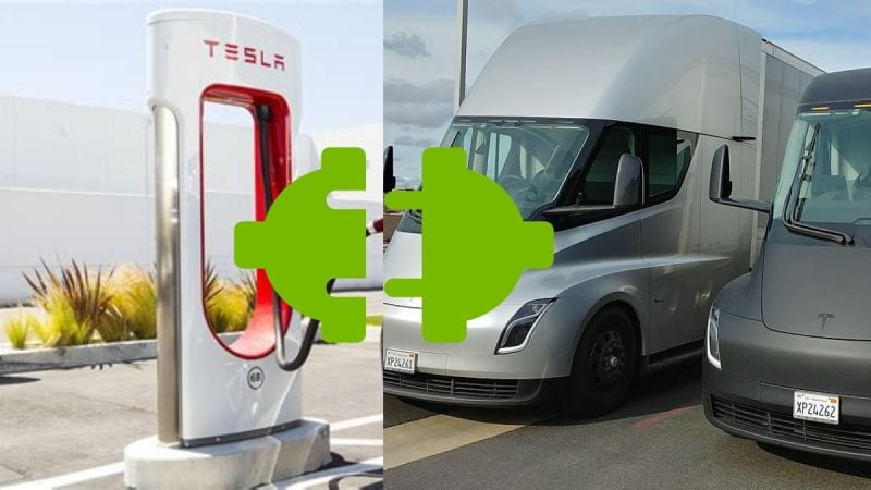 Tesla Semi Megachargers beinng built
