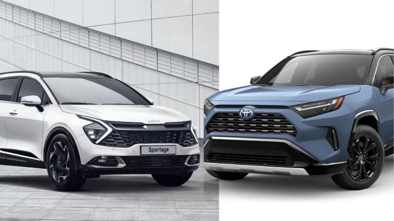 The 2023 Toyota RAV4 vs Kia Sportage