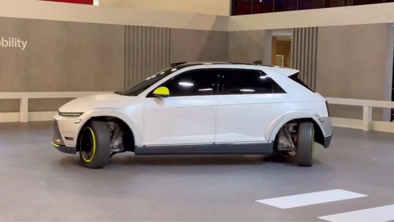 Hyundai Ioniq 5 Can Drive Sideways and Turn In a 360 Degree Circle + More Mobility Features