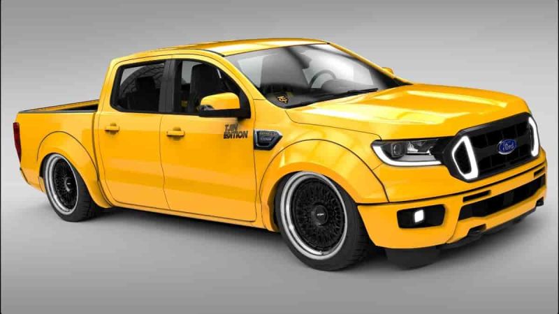 The Tijn Ranger is one of the many Rangers at Ford's SEMA stand