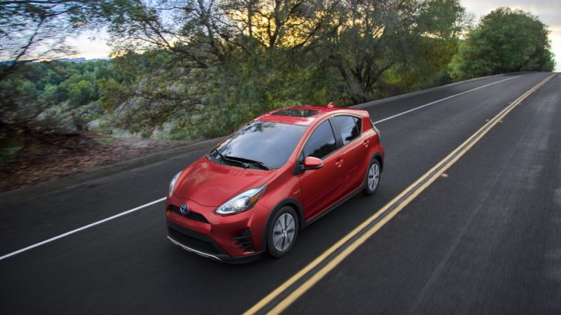 Toyota Prius C Red Color