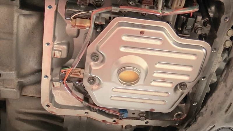 Transmission oil and filter change can be as simple as an engine oil and filter change
