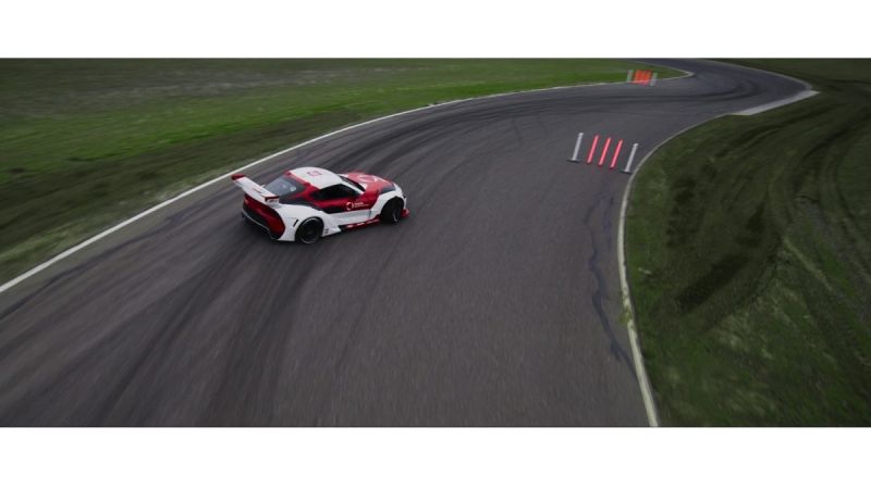 Autonomous drift image courtesy of Toyota