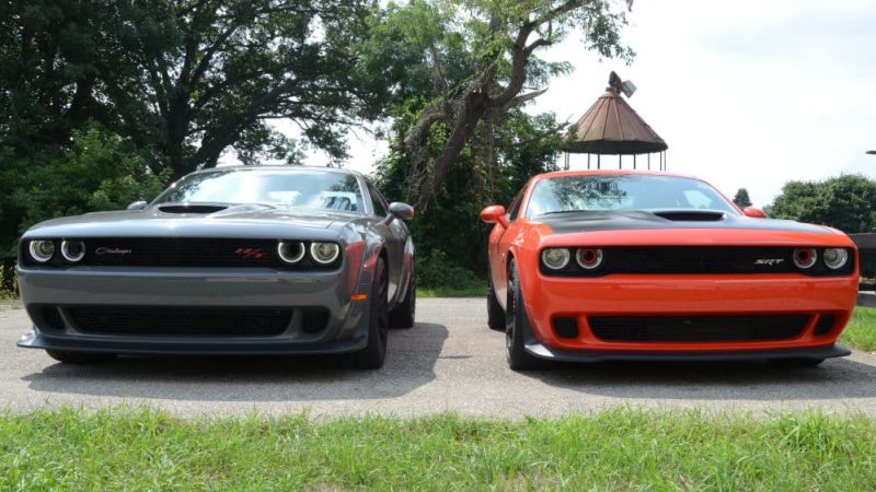 2019 Dodge Challenger Scat Pack Widebody and 2017 SRT Hellcat