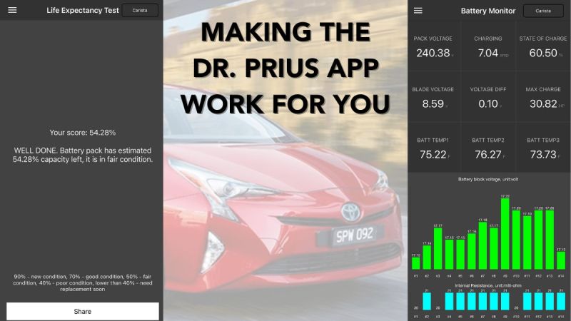 Dr. Prius App Collage