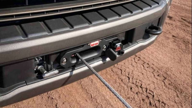 Warn Winch Keeps Tremor Option Trucks Stay Clear