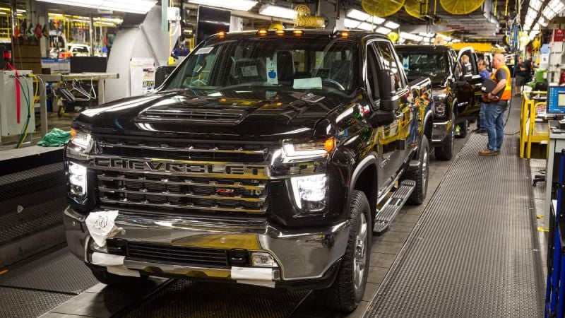 2020 Chevrolet Silverado Rolls Off the Line