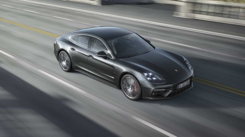 Porsche Panamera at Speed