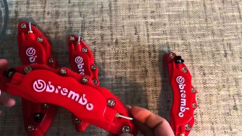fake Brembo brake covers
