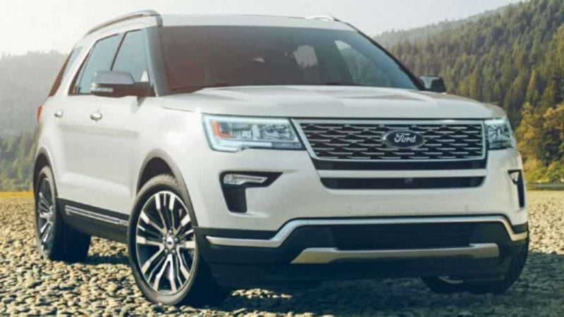 2019 Ford Explorer Titanium White 