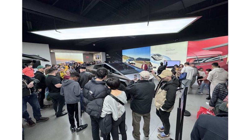 Tesla Showrooms With Cybertruck Are Getting Packed: The World Isn't Ready For The Cybertruck