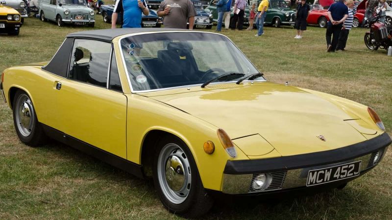 Yellow Porsche 914