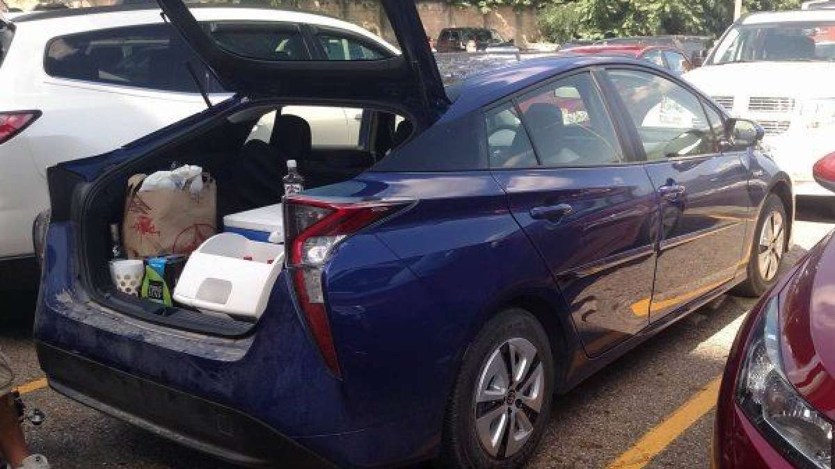 16 prius tailgating