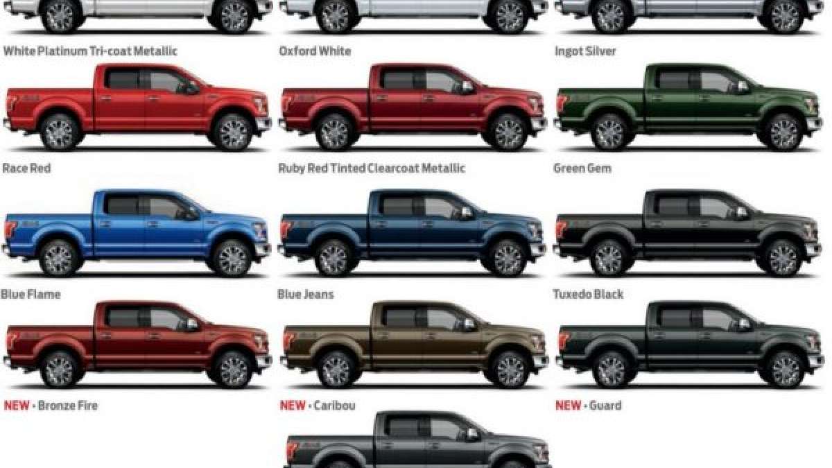 2015 f150 colors