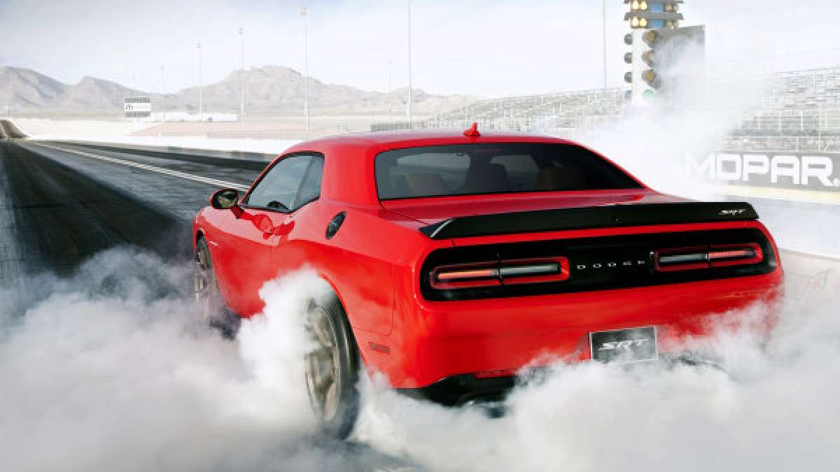 hellcat burnout rear