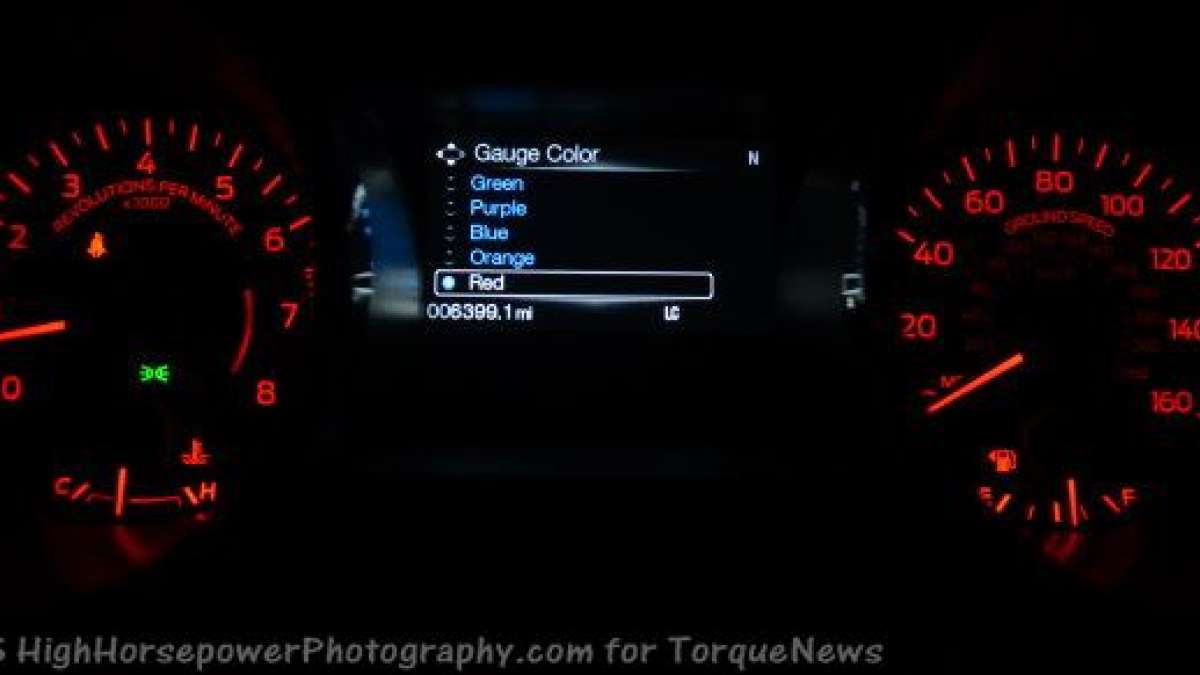 2015 mustanggt gauge lights