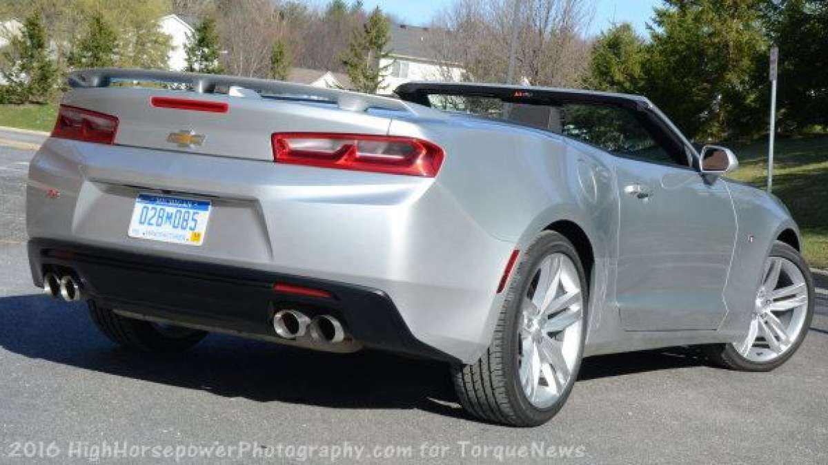 16 camaro rear top down