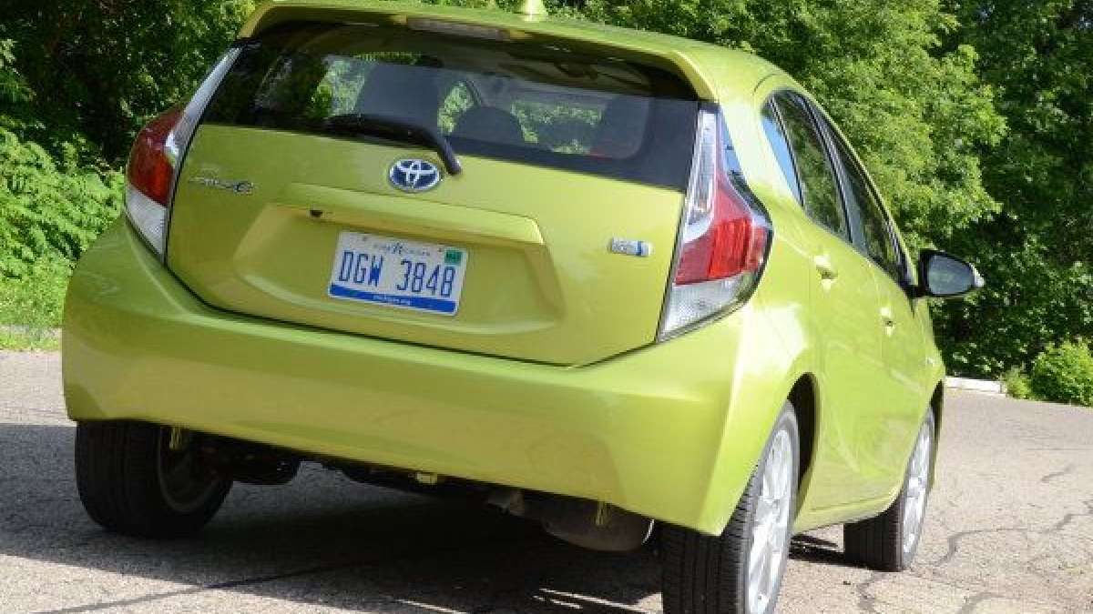prius c rear