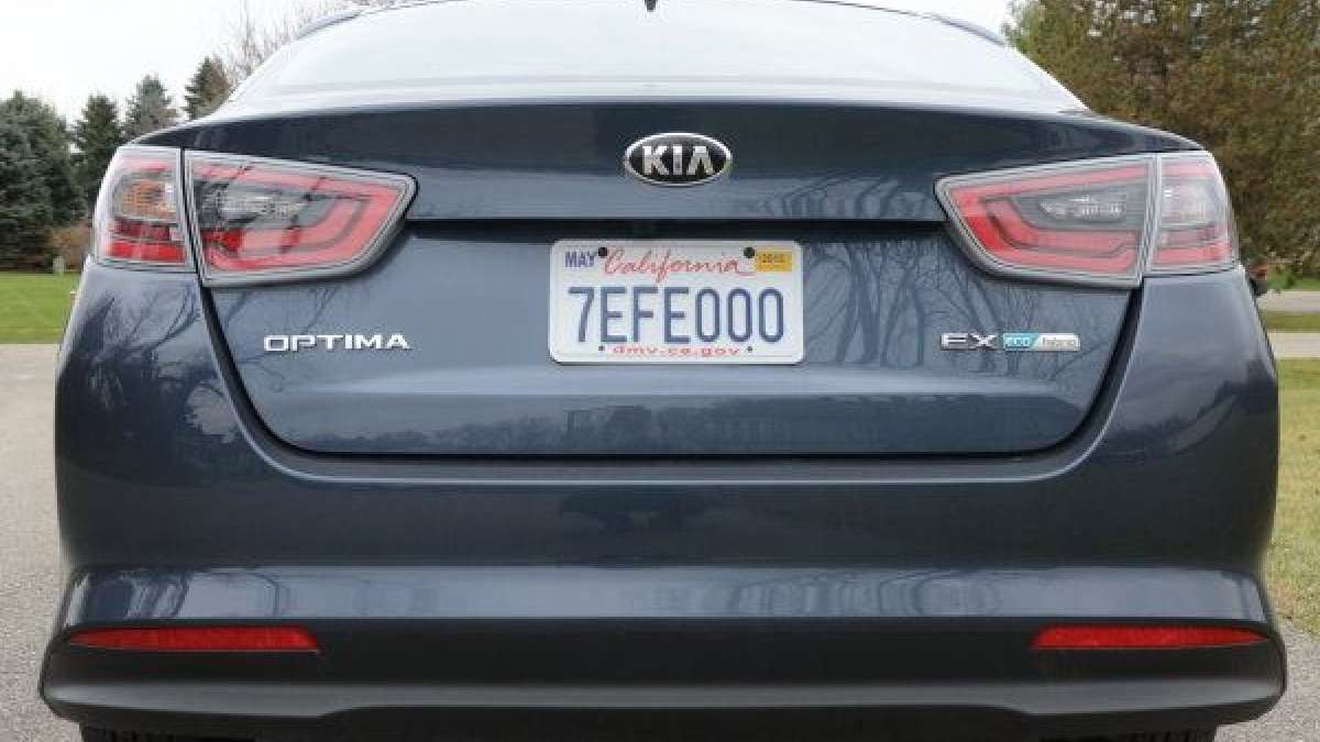 optima hybrid rear