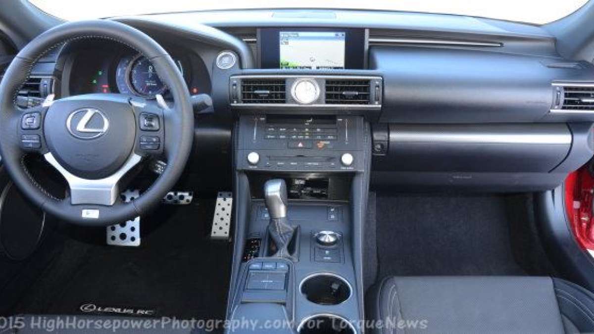 rc350 f sport dash
