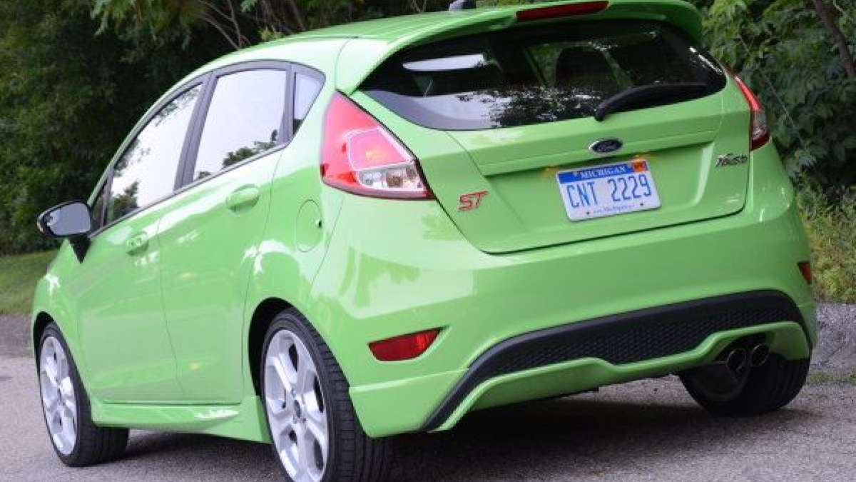 fiesta st road rear