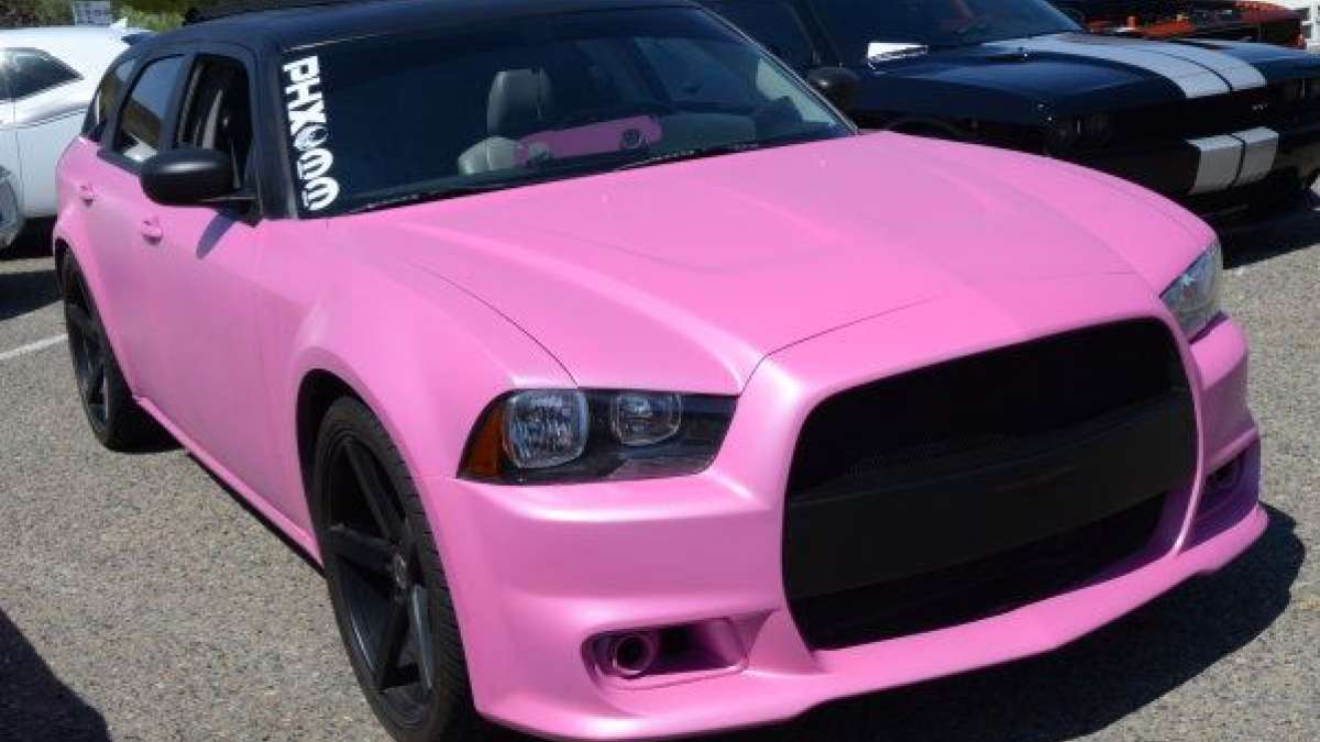 pink magnum charger front