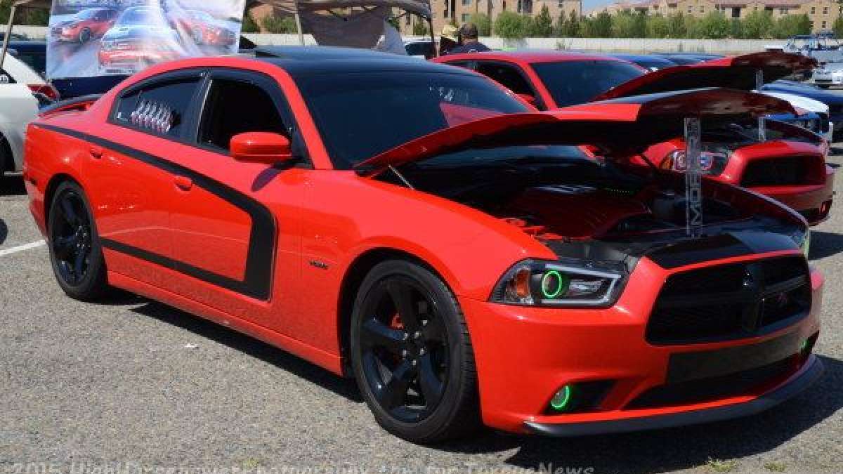 red and black charger rt