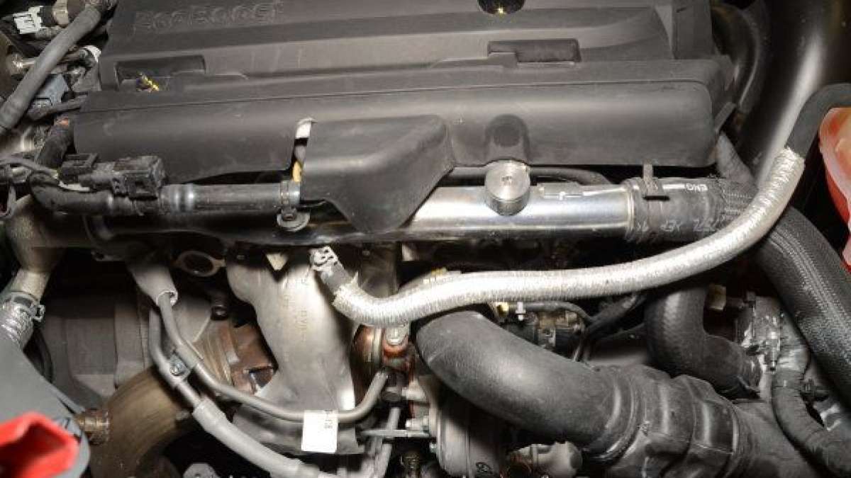 ecoboost mustang engine bay