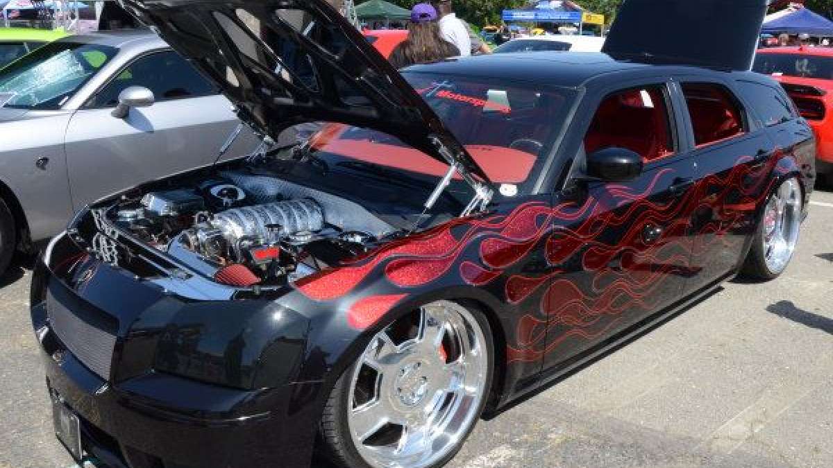 red flames magnum