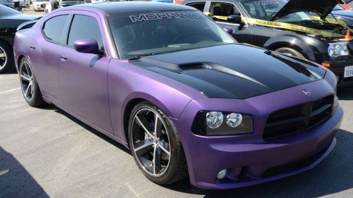 matte plum crazy charger