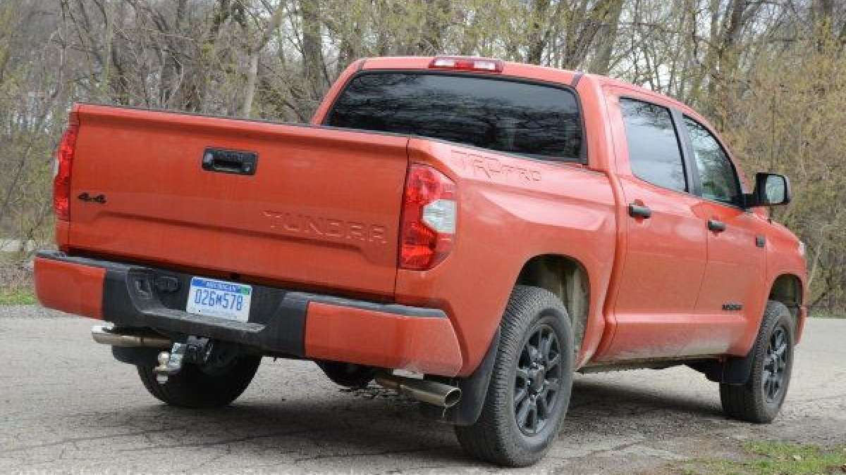 tundra trd pro rear road