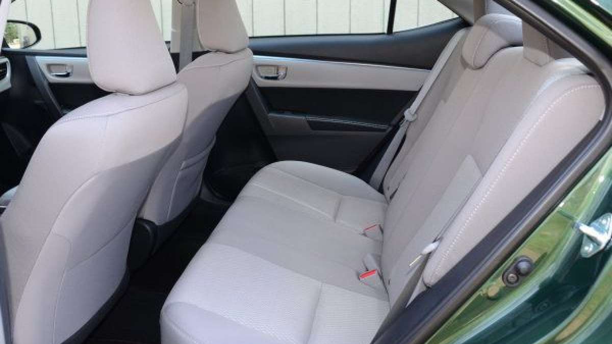 corolla rear seats