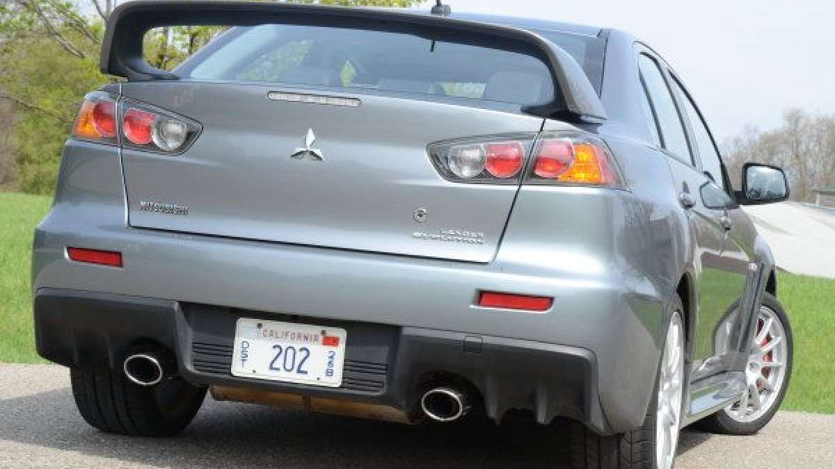 evo x rear low
